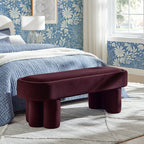 Mossi Oval Performance Velvet Accent Bench by Modway