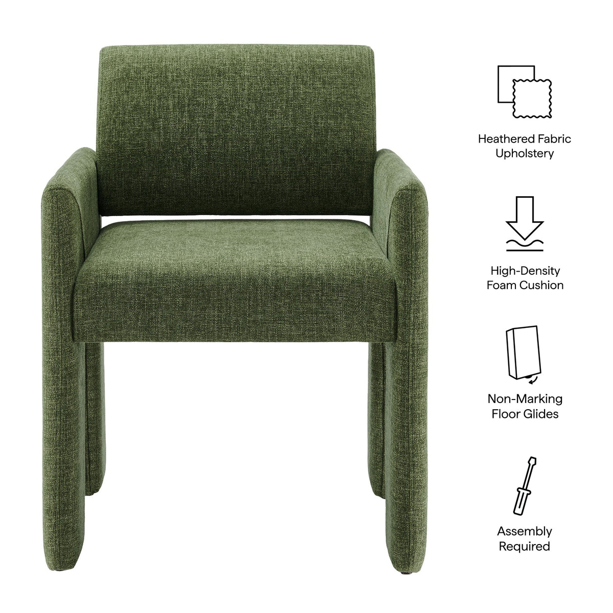 Daven Fabric Upholstered Dining Chair by Modway