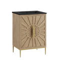 Awaken 24" Bathroom Vanity by Modway - Oak Black / Oak White