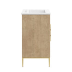 Awaken 24" Bathroom Vanity by Modway - Oak Black / Oak White