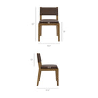 Calder Vegan Leather Dining Side Chair by Modway