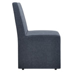 Tessera Upholstered Linen-Blend Slipcovered Dining Chair by Modway