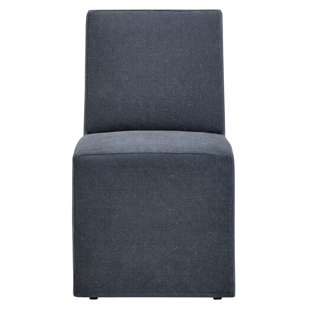 Tessera Upholstered Linen-Blend Slipcovered Dining Chair by Modway