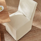Tessera Upholstered Linen-Blend Slipcovered Dining Chair by Modway