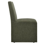 Tessera Upholstered Linen-Blend Slipcovered Dining Chair by Modway