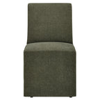 Tessera Upholstered Linen-Blend Slipcovered Dining Chair by Modway