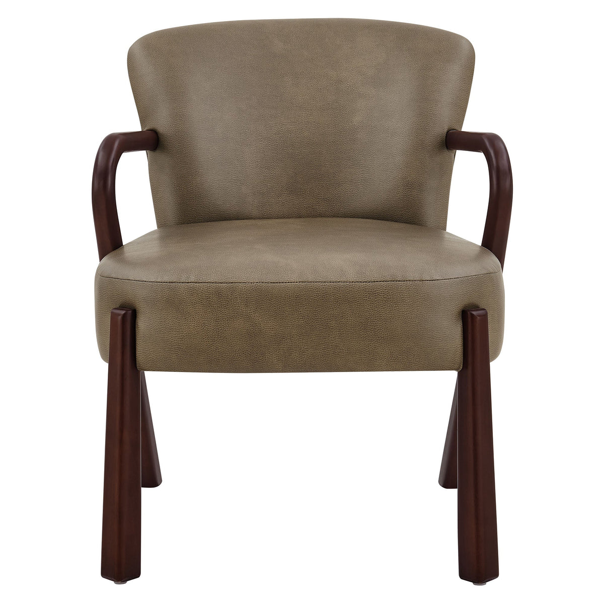 Arden Faux Leather Upholstered Accent Armchair by Modway