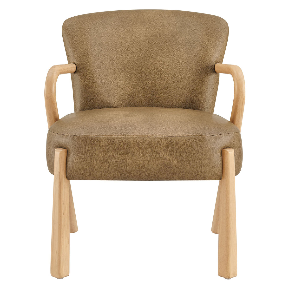 Arden Faux Leather Upholstered Accent Armchair by Modway