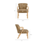 Arden Faux Leather Upholstered Accent Armchair by Modway