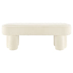 Mossi 52-Inch Oval Boucle Fabric Bench by Modway