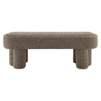 Mossi 52-Inch Oval Boucle Fabric Bench by Modway