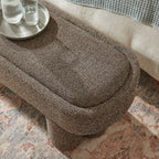 Mossi 52-Inch Oval Boucle Fabric Bench by Modway