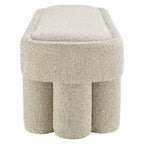 Mossi 52-Inch Oval Boucle Fabric Bench by Modway