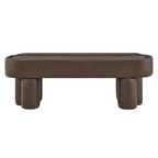 Mossi 52-Inch Oval Vegan Leather Bench by Modway