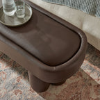 Mossi 52-Inch Oval Vegan Leather Bench by Modway