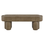Mossi 52-Inch Oval Vegan Leather Bench by Modway