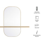 Solstice Large Oval Mirror by Modway