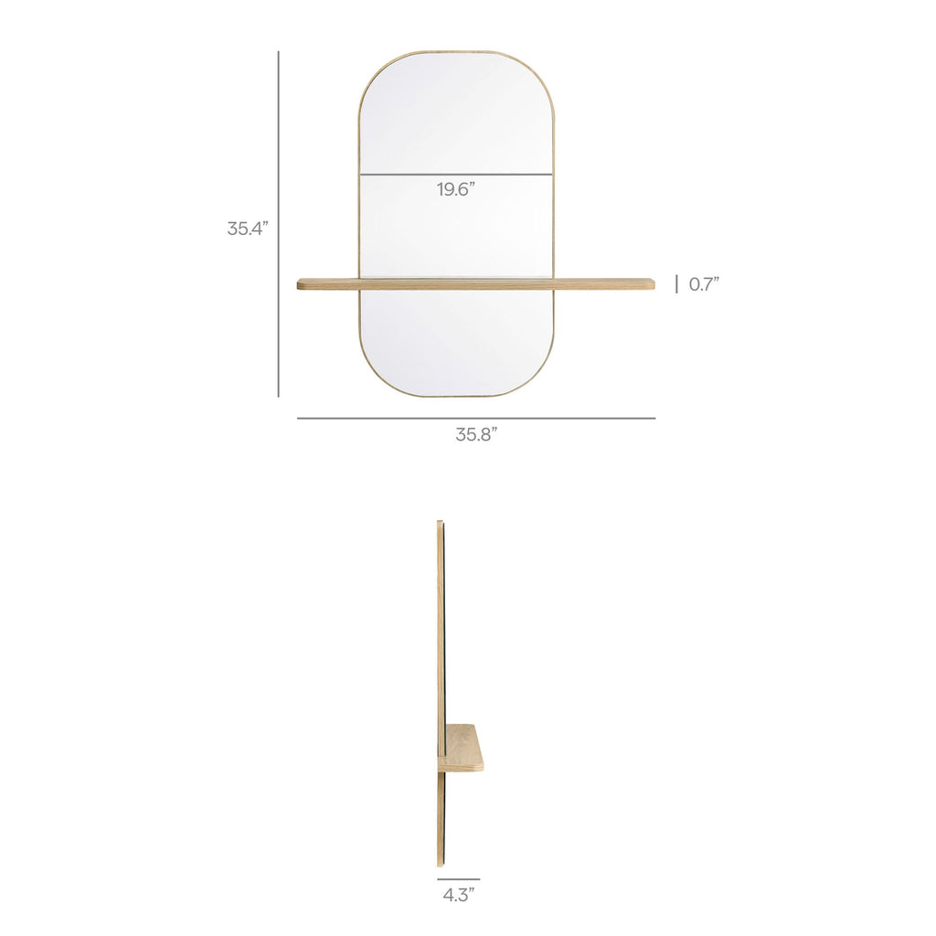 Solstice Large Oval Mirror by Modway