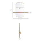 Solstice Large Oval Mirror by Modway
