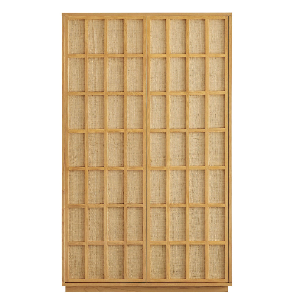 Aiko 64 Inch Tall Japandi Storage Cabinet by Modway