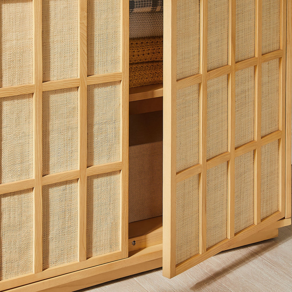 Aiko 64 Inch Tall Japandi Storage Cabinet by Modway