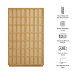 Aiko 64 Inch Tall Japandi Storage Cabinet by Modway
