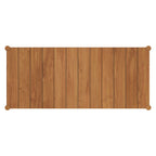 Eleni 89-Inch Outdoor Patio Teak Wood Dining Table by Modway