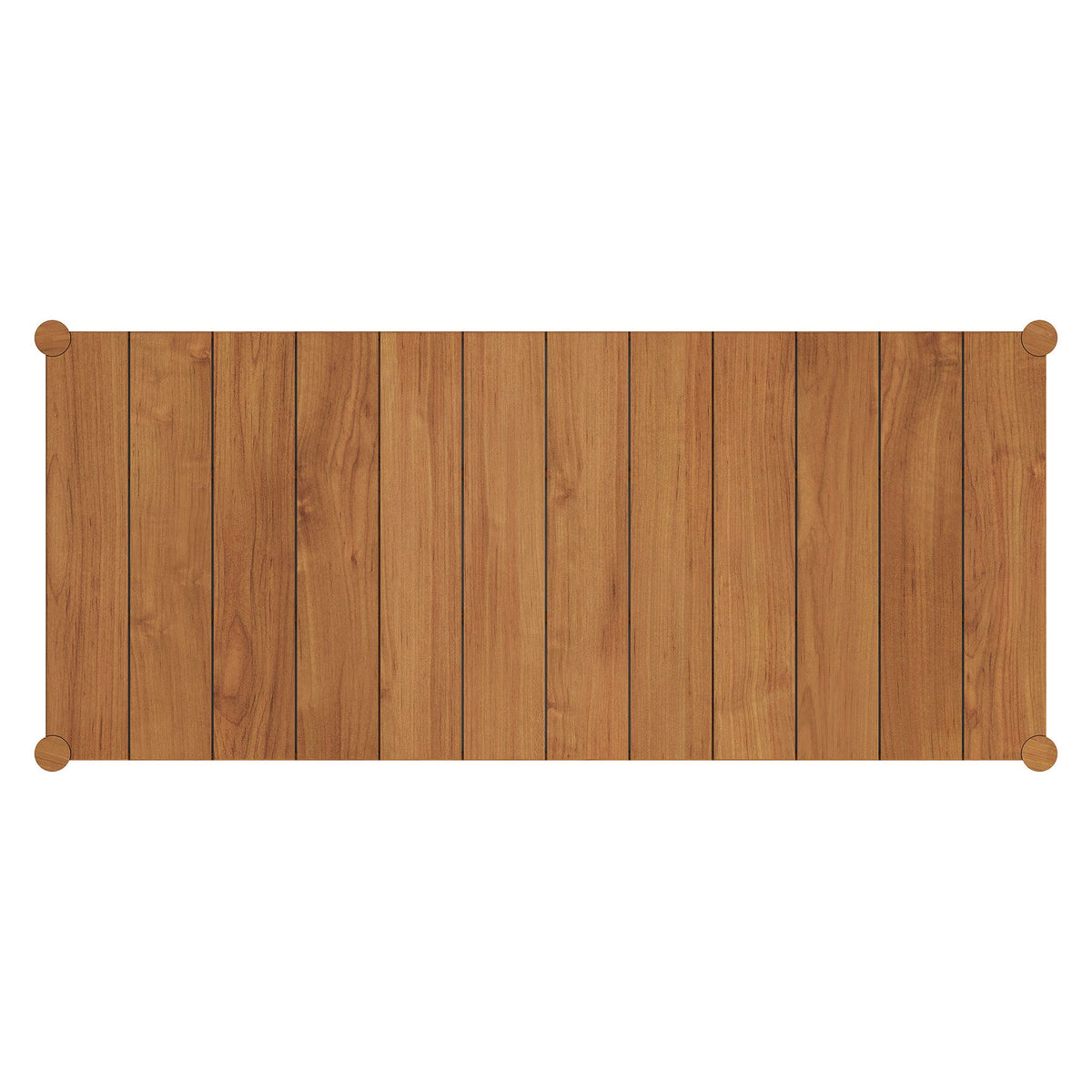 Eleni 89-Inch Outdoor Patio Teak Wood Dining Table by Modway