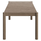 Eleni 89-Inch Outdoor Patio Teak Wood Dining Table by Modway