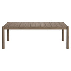 Eleni 89-Inch Outdoor Patio Teak Wood Dining Table by Modway