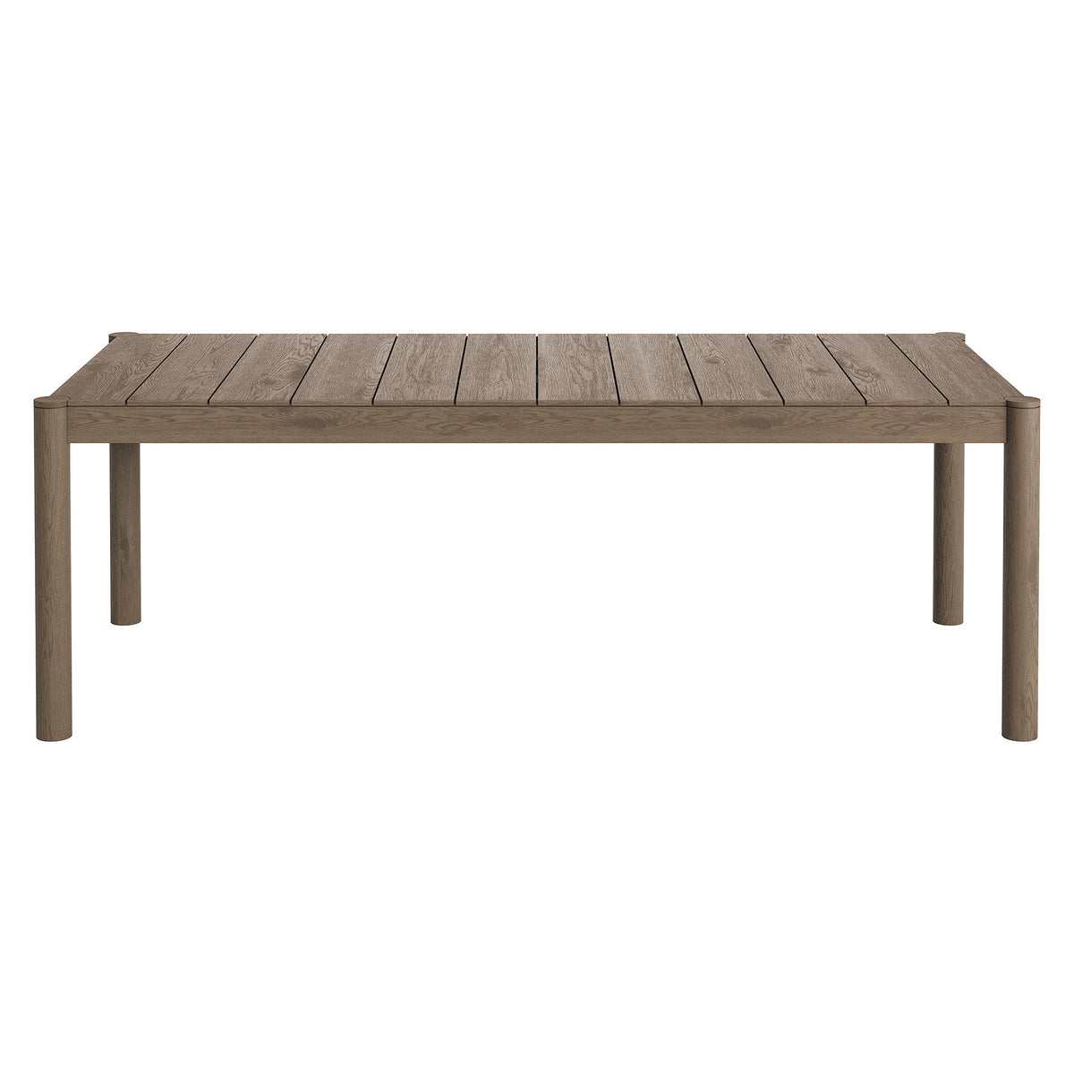 Eleni 89-Inch Outdoor Patio Teak Wood Dining Table by Modway