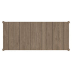 Eleni 89-Inch Outdoor Patio Teak Wood Dining Table by Modway