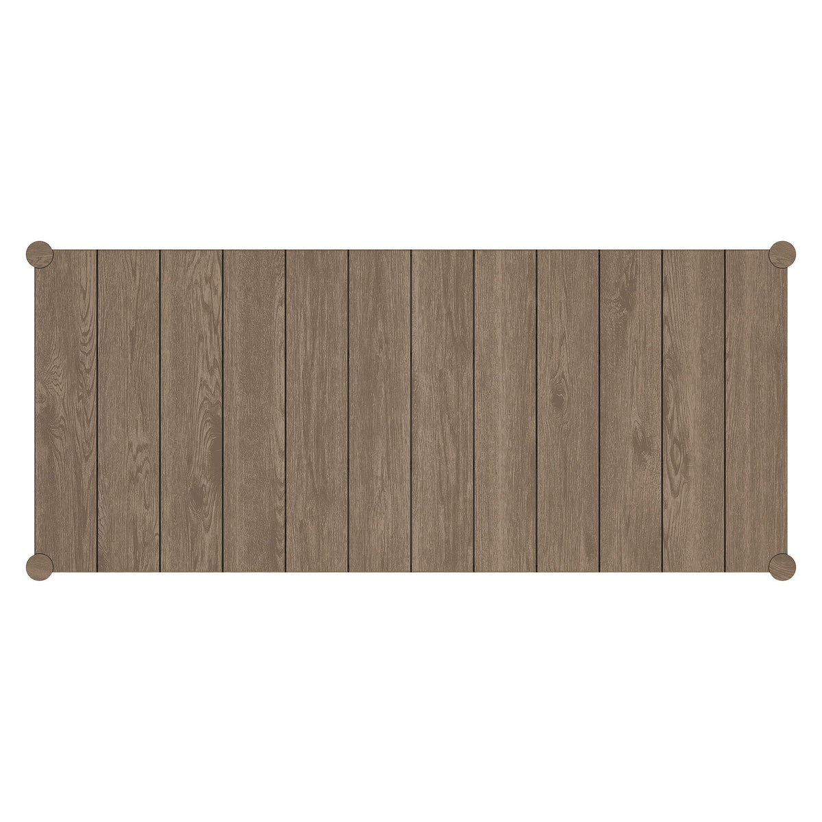Eleni 89-Inch Outdoor Patio Teak Wood Dining Table by Modway