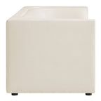 Hilda 86" Curved Back Performance Velvet Sofa by Modway