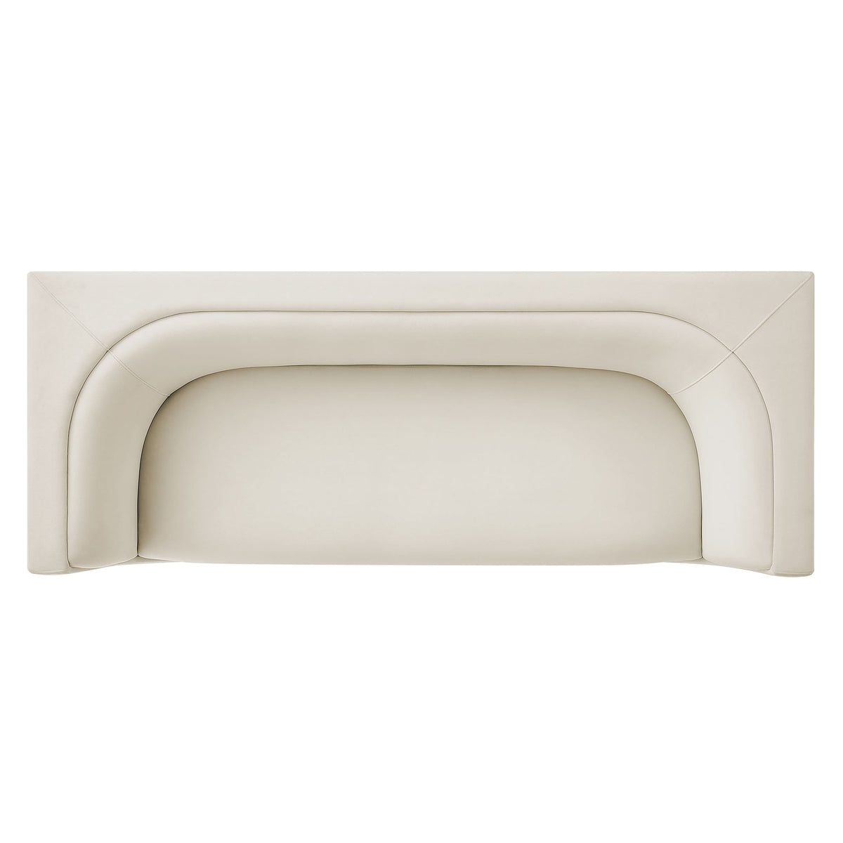 Hilda 86" Curved Back Performance Velvet Sofa by Modway