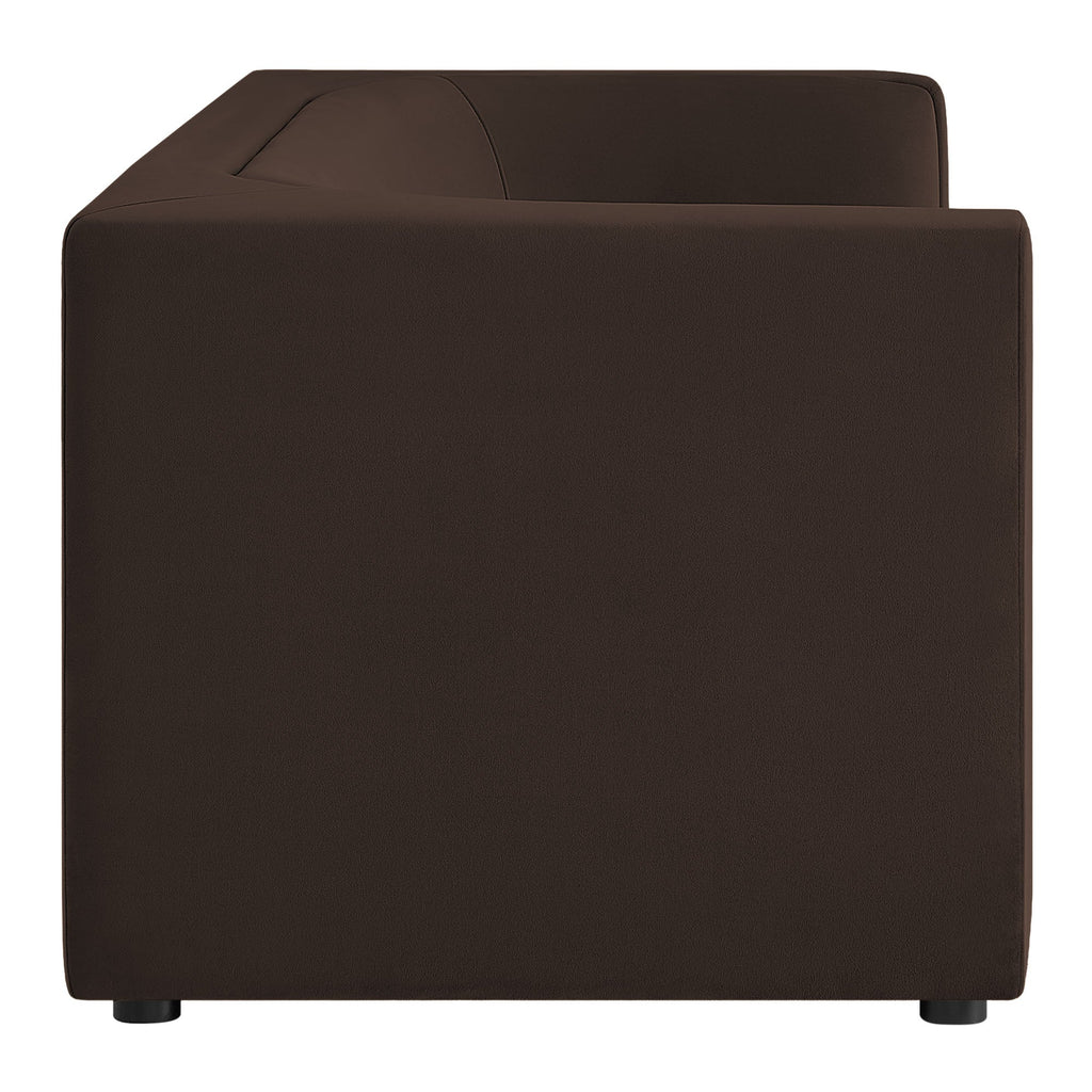 Hilda 86" Curved Back Performance Velvet Sofa by Modway