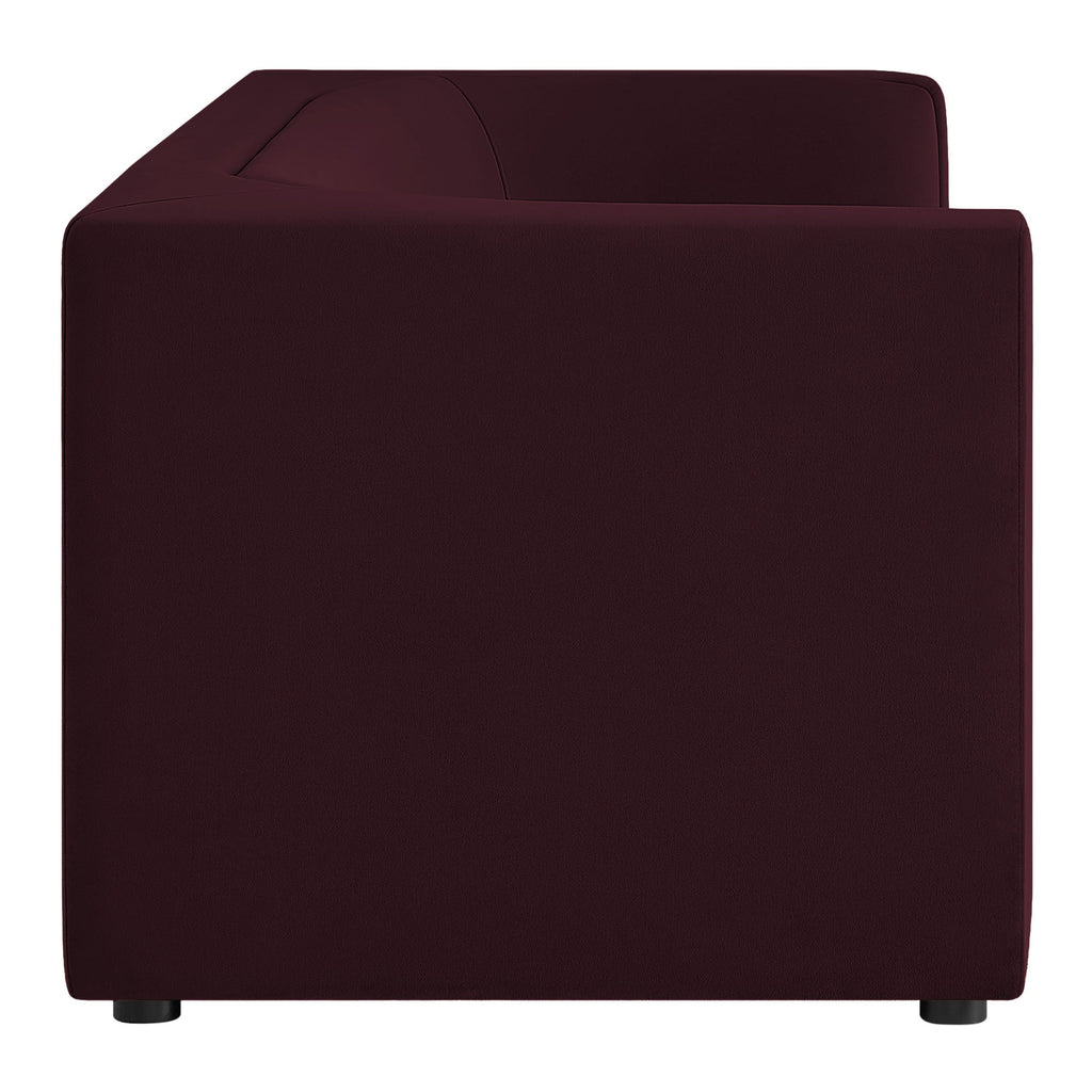 Hilda 86" Curved Back Performance Velvet Sofa by Modway