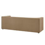 Hilda 86" Curved Back Performance Velvet Sofa by Modway