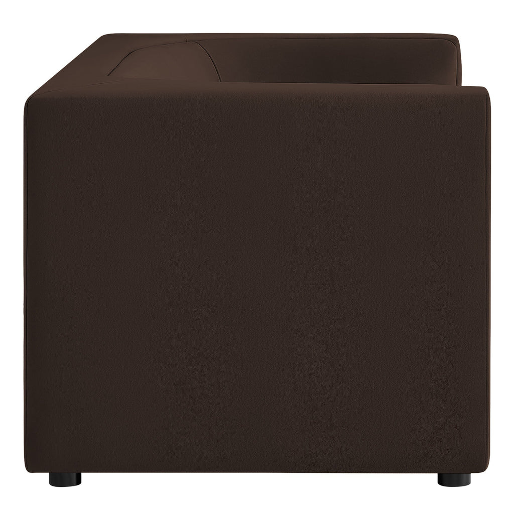 Hilda 67" Curved Back Performance Velvet Loveseat by Modway