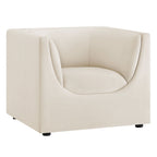 Hilda Curved Back Performance Velvet Armchair by Modway