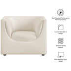 Hilda Curved Back Performance Velvet Armchair by Modway