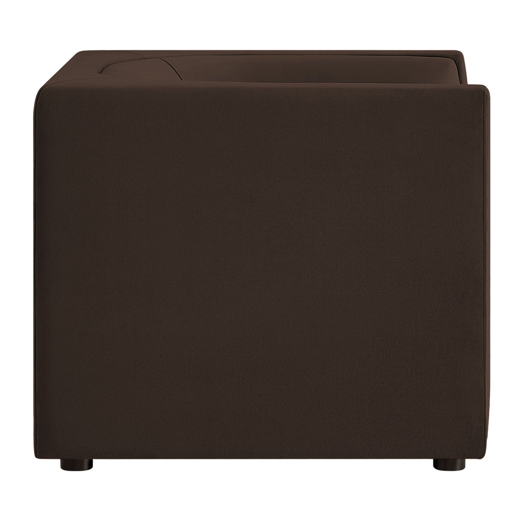 Hilda Curved Back Performance Velvet Armchair by Modway