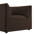 Hilda Curved Back Performance Velvet Armchair by Modway