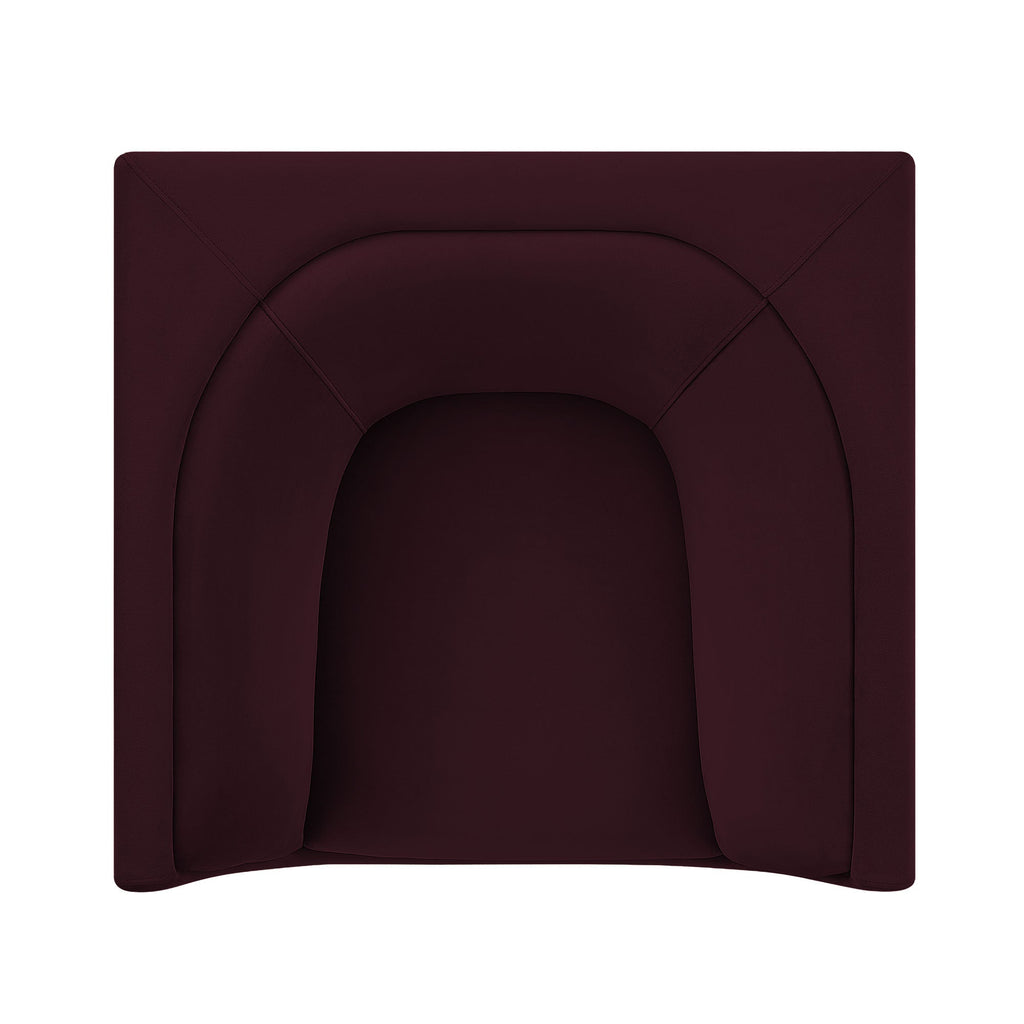 Hilda Curved Back Performance Velvet Armchair by Modway