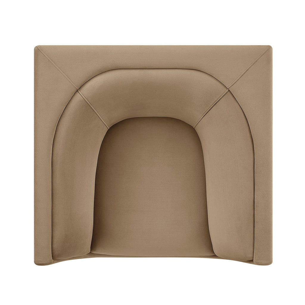 Hilda Curved Back Performance Velvet Armchair by Modway