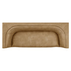 Hilda 86" Curved Back Vegan Leather Sofa by Modway