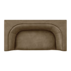 Hilda 67" Curved Back Vegan Leather Loveseat by Modway