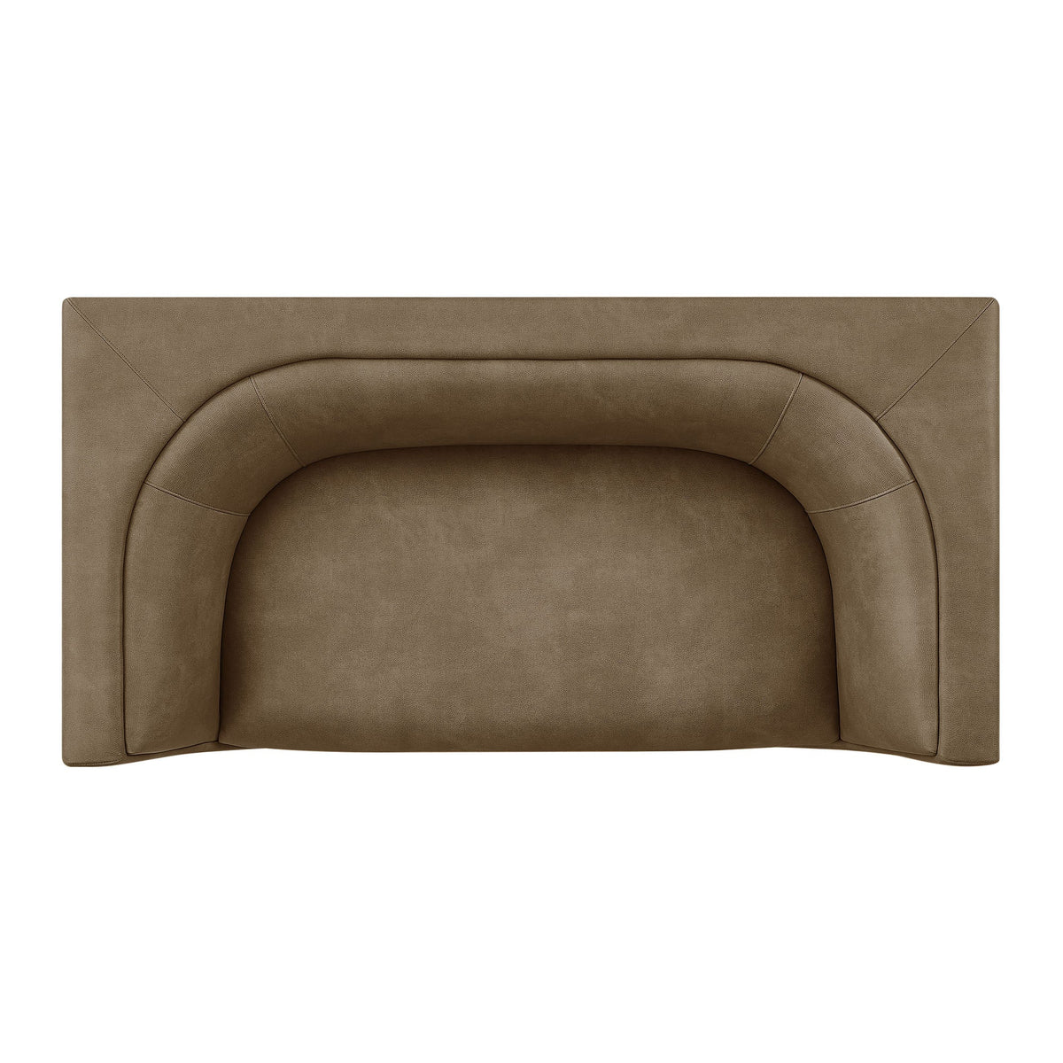 Hilda 67" Curved Back Vegan Leather Loveseat by Modway
