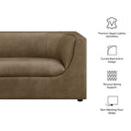 Hilda 67" Curved Back Vegan Leather Loveseat by Modway