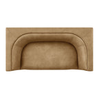 Hilda 67" Curved Back Vegan Leather Loveseat by Modway